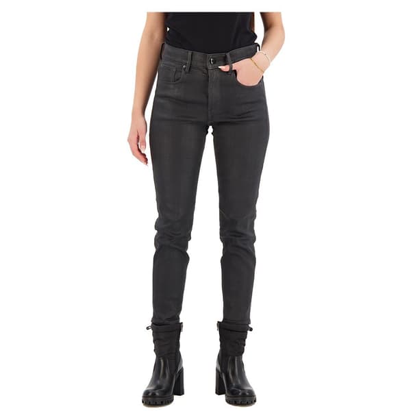 G-star 3301 Skinny Fit Jeans Svart 26 / 32 Kvinna