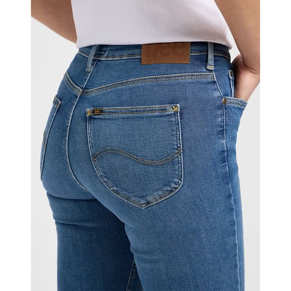 Lee Foreverfit Skinny Fit Högmidjadeans Blå 38 / 31 Kvinna