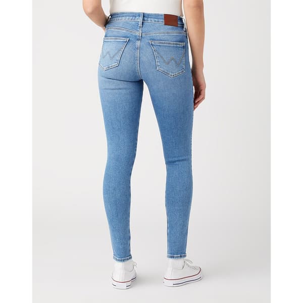 Wrangler 112342896 Skinny Fit Jeans Blå 30 / 34 Kvinde