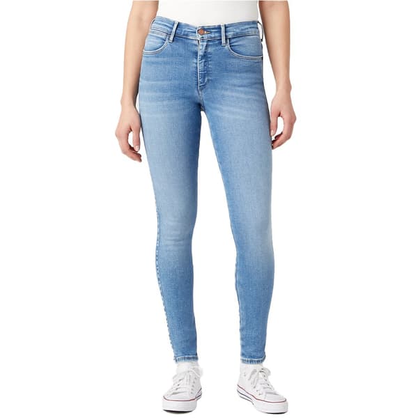 Wrangler 112342896 Skinny Fit Jeans Blå 30 / 34 Kvinde