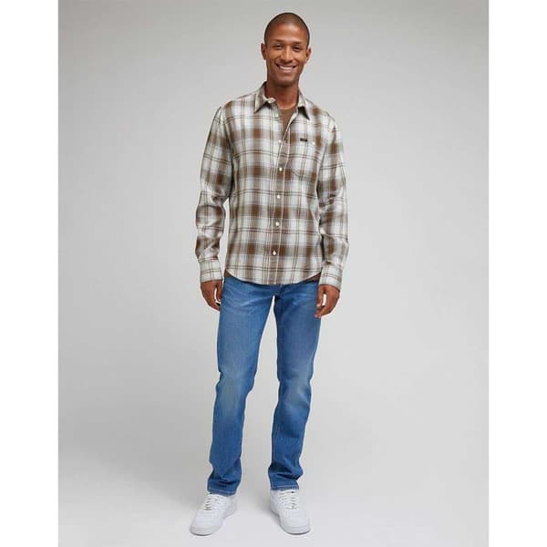 Lee Daren Fly Regular Fit Jeans Blå 48 / 32 Mand