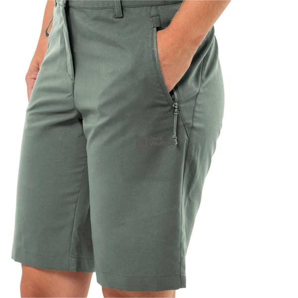 Jack Wolfskin Active Track Shorts Grå 34 Kvinna