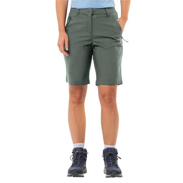Jack Wolfskin Active Track Shorts Grå 34 Kvinde