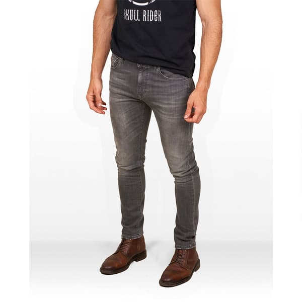 Skull Rider Tappared Jeans Grå 33 / 32 Man