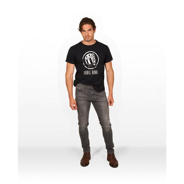 Skull Rider Tappared Jeans Grå 33 / 32 Man