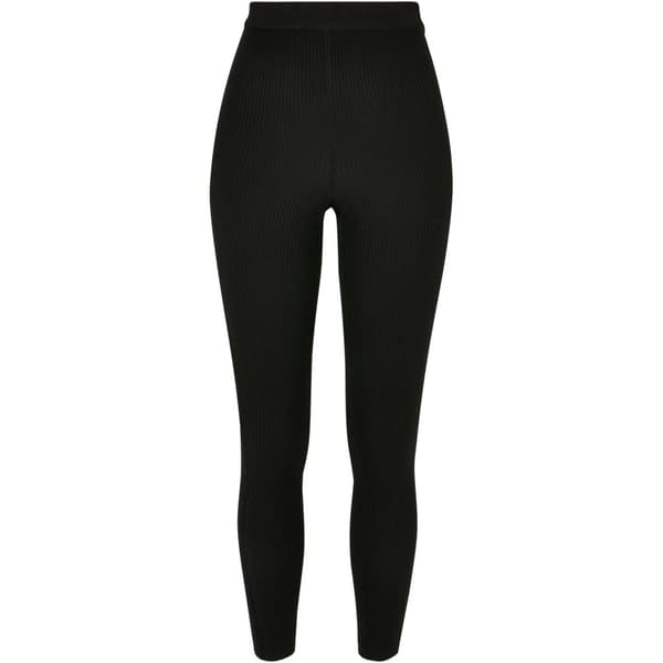 Urban Classics Knit Korte Leggings Sort 4XL Kvinde