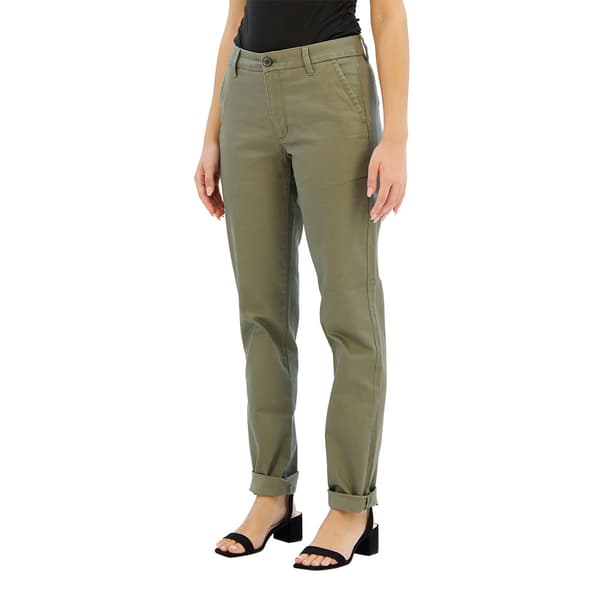 Dockers Weekend Regular Slim Ankle Fit Chinobyxor Grönt 25 / XL Kvinna