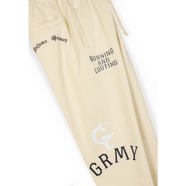 Grimey Causing Panic Sportsbukser Beige L Mand