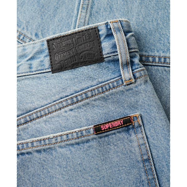 Superdry Mid Rise Denim Carpenter Bukser Blå 26 / 30 Kvinde