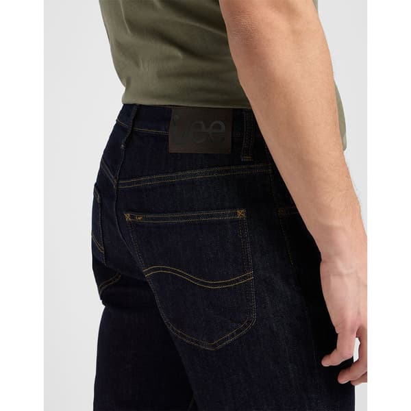 Lee Brooklyn Straight Jeans Blå 48 / 34 Mand