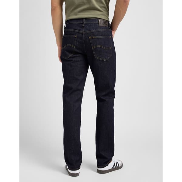Lee Brooklyn Straight Jeans Blå 48 / 34 Mand