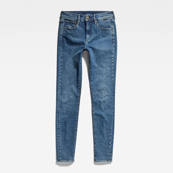 G-star 3301 Skinny Fit Jeans Blå 26 / 30 Kvinna