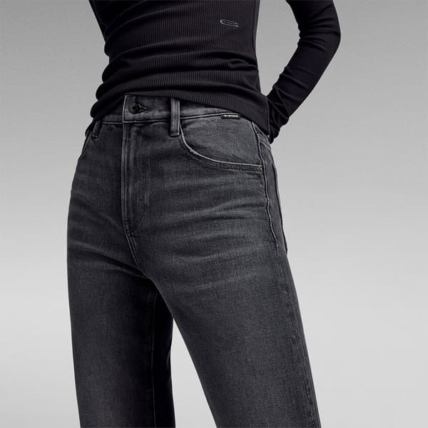 G-star Viktoria High Straight Fit Jeans Grå 26 / 30 Kvinna