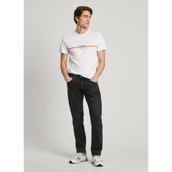 Pepe Jeans Pm207393 Straight Fit Jeans Svart 36 / 34 Man