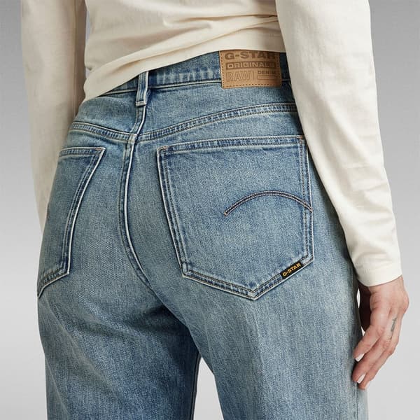 G-star Viktoria High Straight Fit Jeans Blå 26 / 30 Kvinna