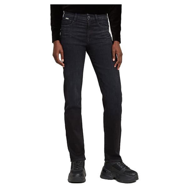 G-star Strace Straight Jeans Svart 29 / 32 Kvinna