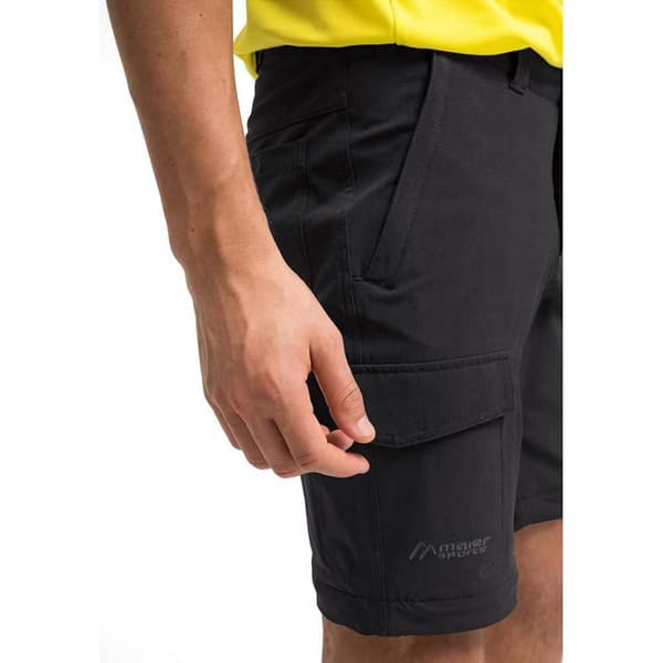 Maier Sports Torid Slim Zip Housut Musta XL / Short Mies