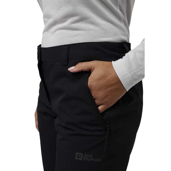 Jack Wolfskin Parana Bukser Sort 46 / Short Kvinde