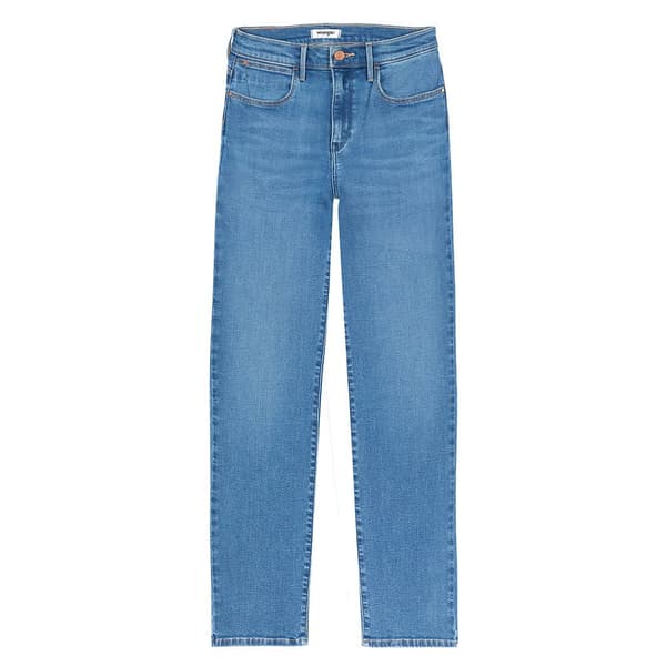 Wrangler W26rcy37n Straight Fit Jeans Blå 36 / 32 Kvinde