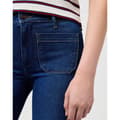 Miniatyrbillede 3 af 3: Wrangler 112351028 Flare Jeans Blå 27 / 32 Kvinde