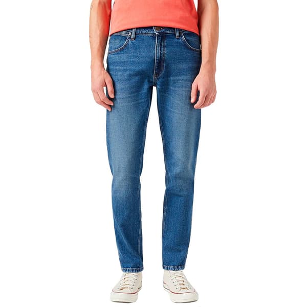 Wrangler 112352672 River Regular Tapered Jeans Blå 33 / 30 Mand