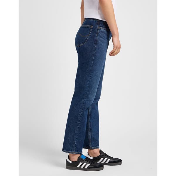 Lee Carol Straight Fit Jeans Blå 26 / 33 Kvinde
