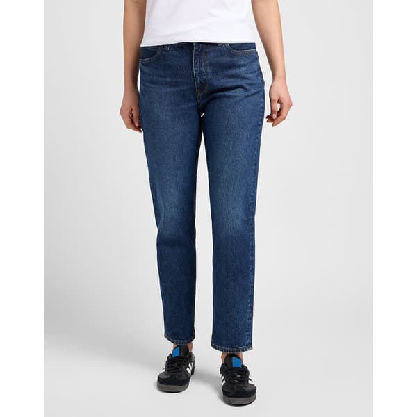 Lee Carol Straight Fit Jeans Blå 30 / 35 Kvinde
