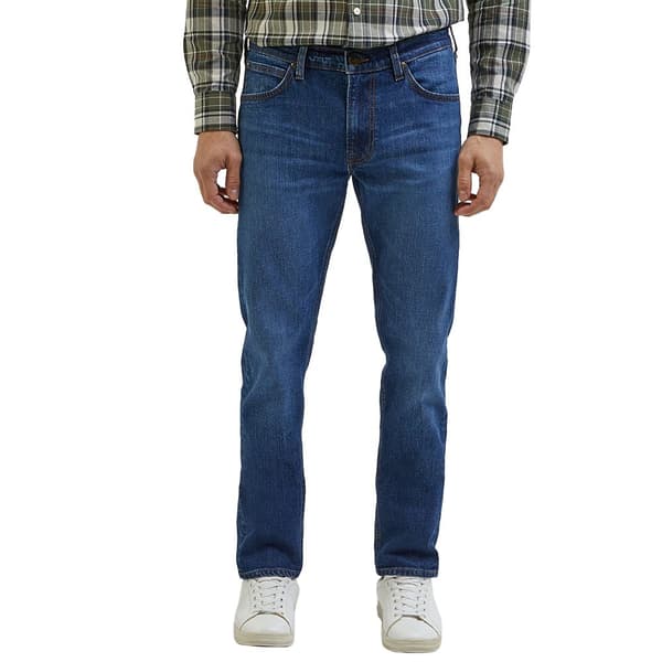 Lee Daren Fly Regular Straight Fit Jeans Blå 48 / 34 Mand