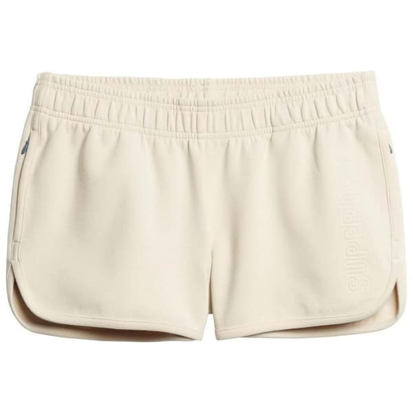Superdry Sport Tech Racer Sportshorts Beige L Kvinna