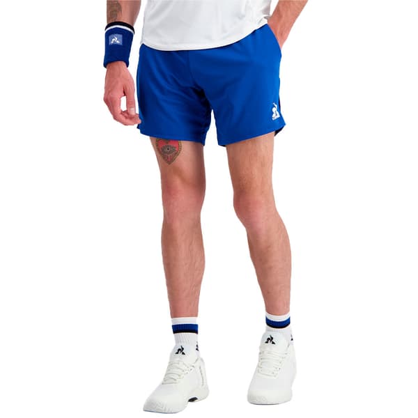 Le Coq Sportif Tennis Pro 24 N°1 Sports Shorts Blå 2XL Mand