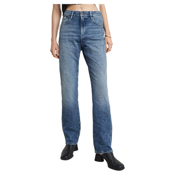 G-star Viktoria High Straight Fit Jeans Blå 27 / 32 Kvinna