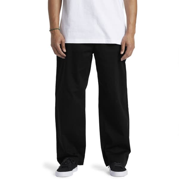 Dc Shoes Worker Baggy Chinobyxor Svart 33 / 34 Man