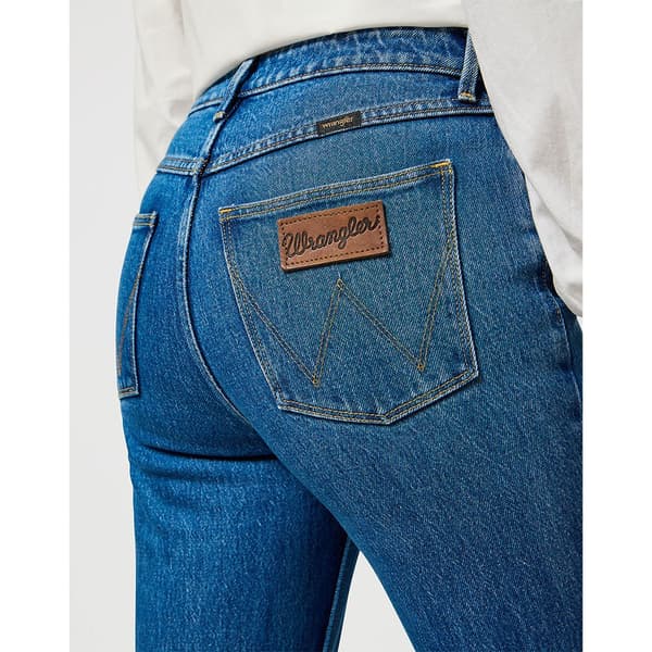 Wrangler 112356799 Jeans Blå 25 / 32 Kvinde