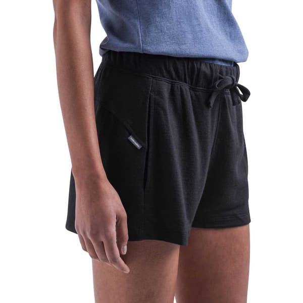 Icebreaker Merino Crush Ii Shorts Sort L Kvinde