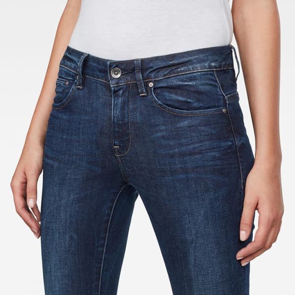 G-star Midge Zip Mid Waist Skinny Jeans Blå 23 / 32 Kvinna