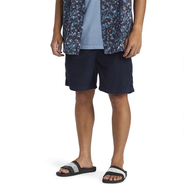 Quiksilver Taxer Cord Shorts Blå XS Man