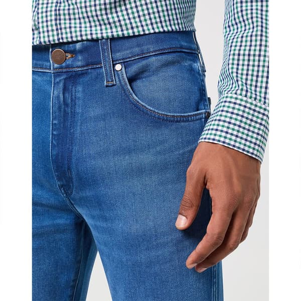 Wrangler 112350841 Larston Slim Fit Jeans Blå 33 / 32 Mand