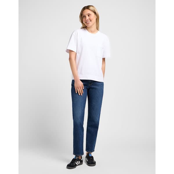 Lee Carol Straight Fit Jeans Blå 26 / 31 Kvinde