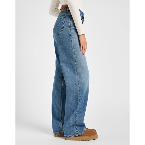 Lee Rider Loose Jeans Blå 32 / 31 Kvinna