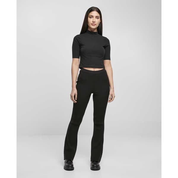Urban Classics Knit Leggings Sort 5XL Kvinde