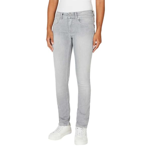 Pepe Jeans Pl204737 Slim Fit Jeans Grå 30 / 30 Kvinde
