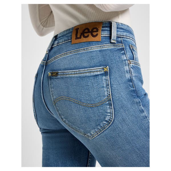 Lee Marion Straight Fit Jeans Blå 33 / 31 Kvinde