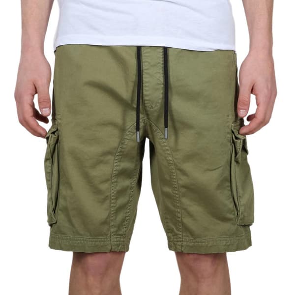 Alpha Industries Cotton Twill Cargoshortsit Punainen L Mies