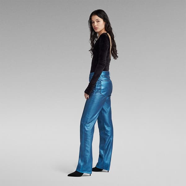 G-star Viktoria High Straight Fit Jeans Blå 31 / 32 Kvinna