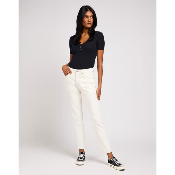 Lee Rider Slim Fit Jeans Hvid 29 / 33 Kvinde