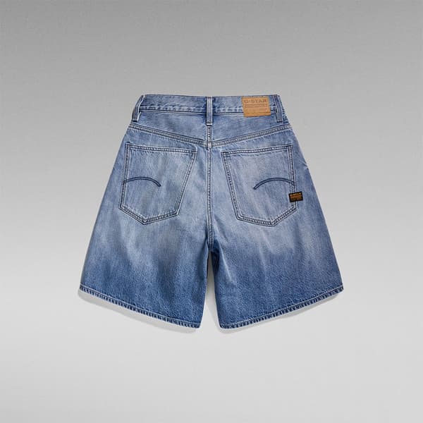 G-star Barrel Loose Korta Jeans Blå 24 Kvinna