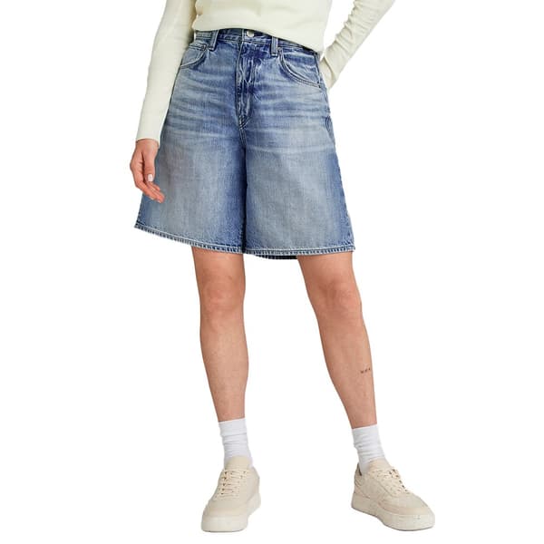 G-star Barrel Loose Korta Jeans Blå 24 Kvinna