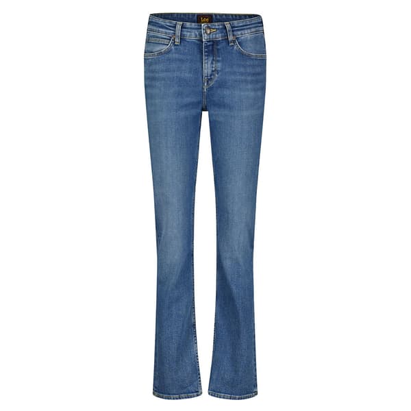 Lee Marion Straight Fit Jeans Blå 33 / 33 Kvinna