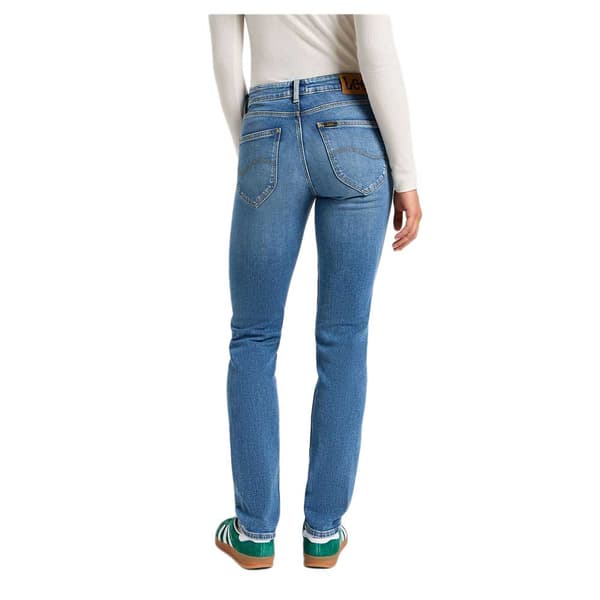 Lee Marion Straight Fit Jeans Blå 33 / 33 Kvinna