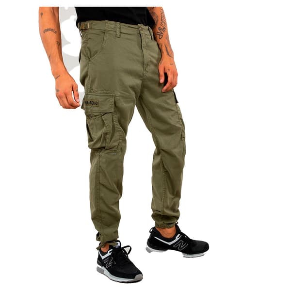 Alpha Industries Squad Cargobyxor Grönt 32 Man